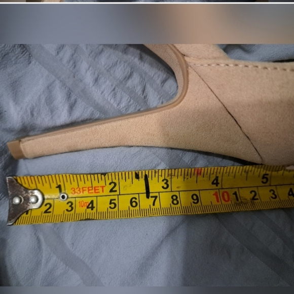 BLACK ASOS  AND BEIGE WILD DIVA SANDALS - Picture 15 of 16